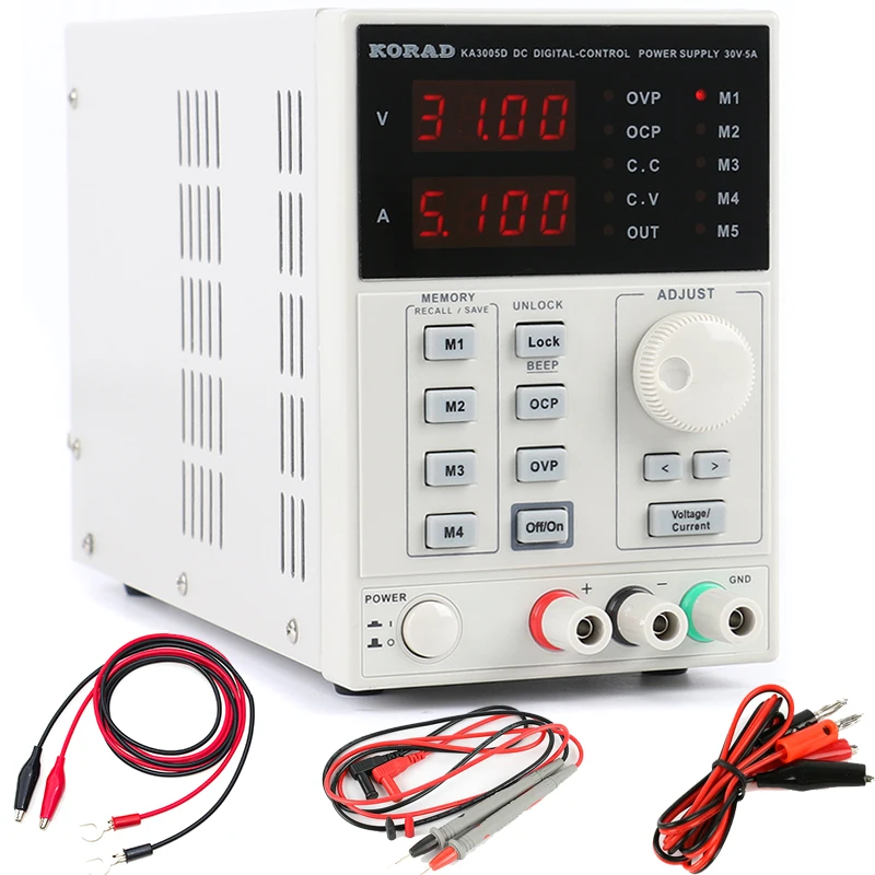 Linear Lab Power Supply Adjustable - KORAD 3005D 3005DS Precyzyjny Regulowany Cyfrowy