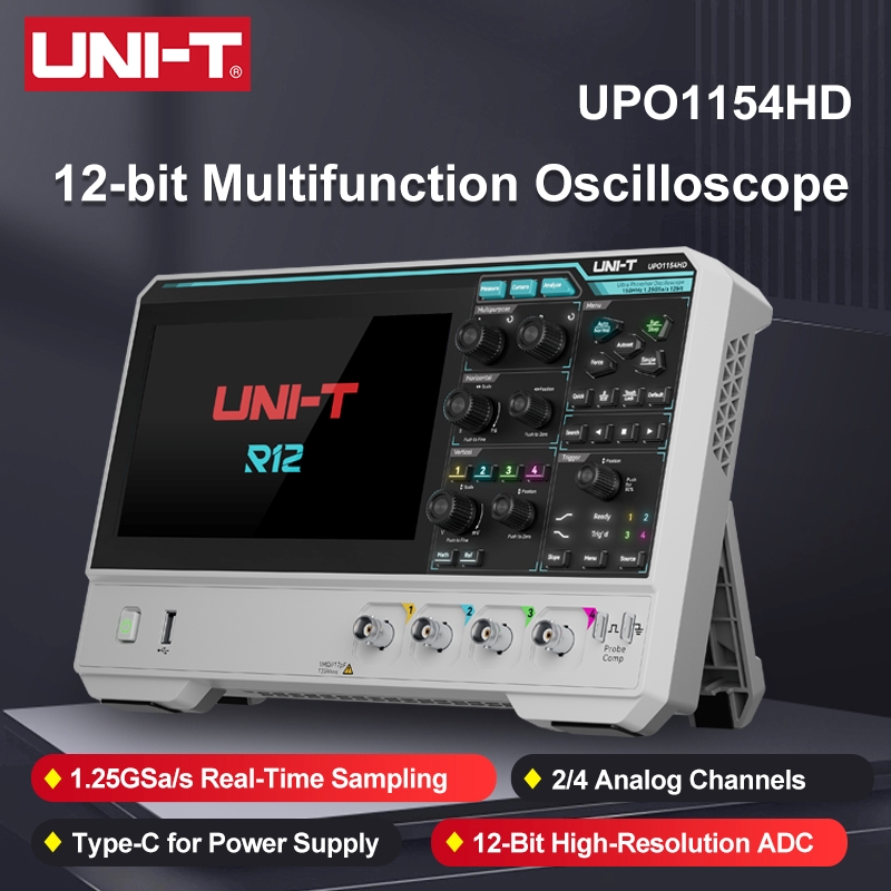 Signal Generator Spectrum Analyzer - Oscyloskop UNI-T UPO1154HD UPO1082HD, oscyloskop fluorescencyjny