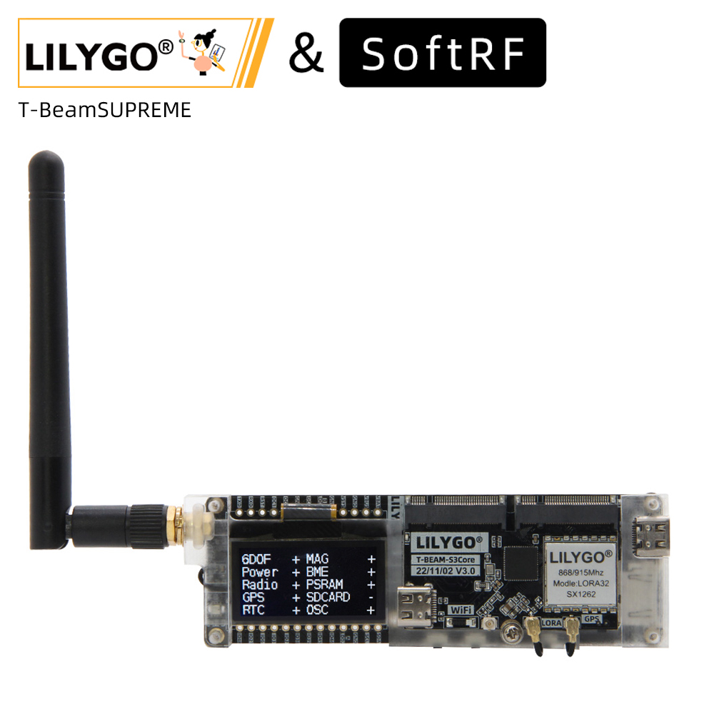 Esp32 S3 Development Board Lot - LILYGO® SoftRF T-Beam SUPREME ESP32-S3 płytka
