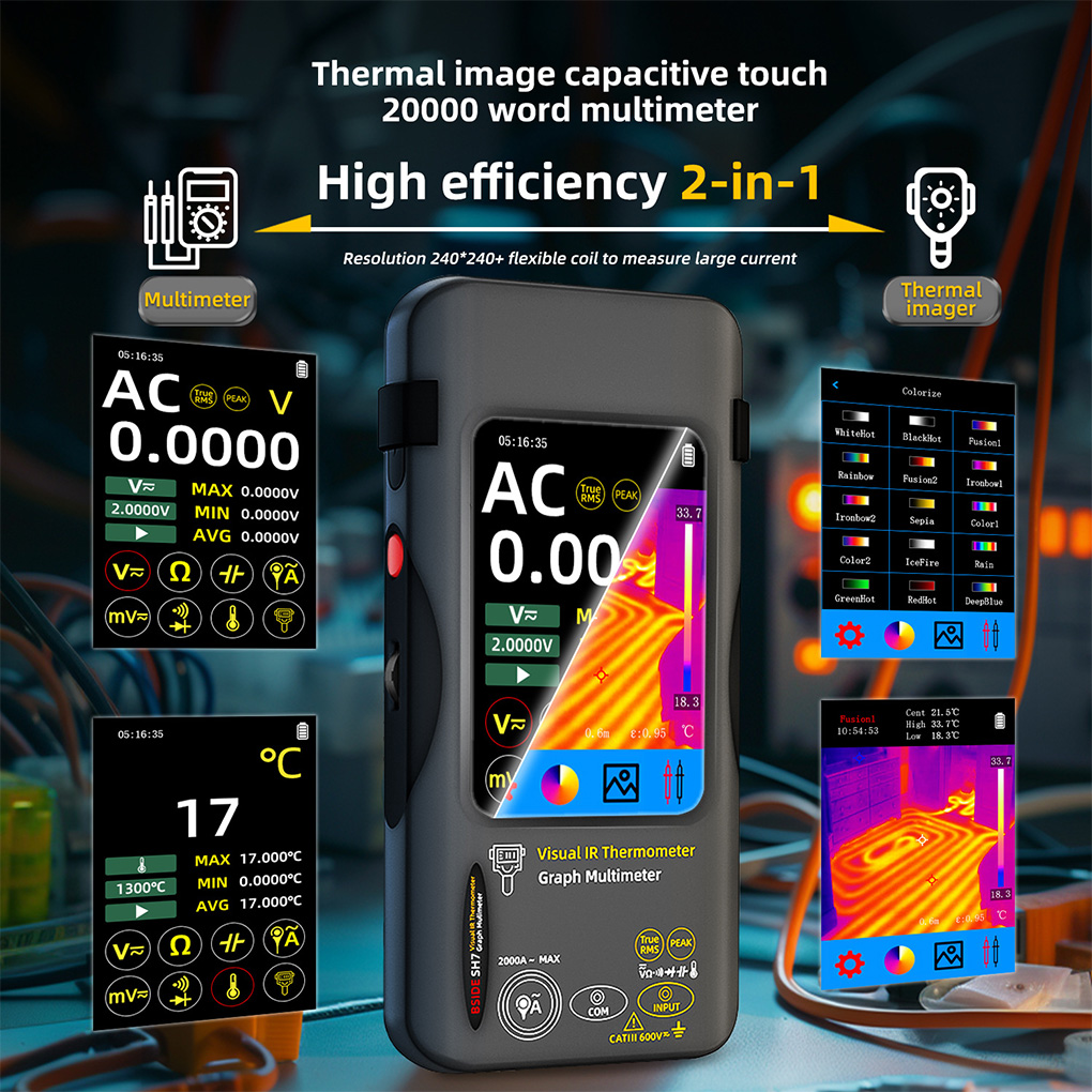 Kamera termowizyjna Multimetr  – Thermal Imaging Camera Pcb Repair recenzja i cena