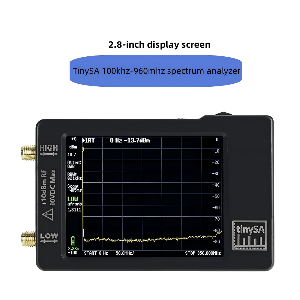 Analizator widma TinySA 100 kH – Signal Generator Spectrum Analyzer recenzja i cena