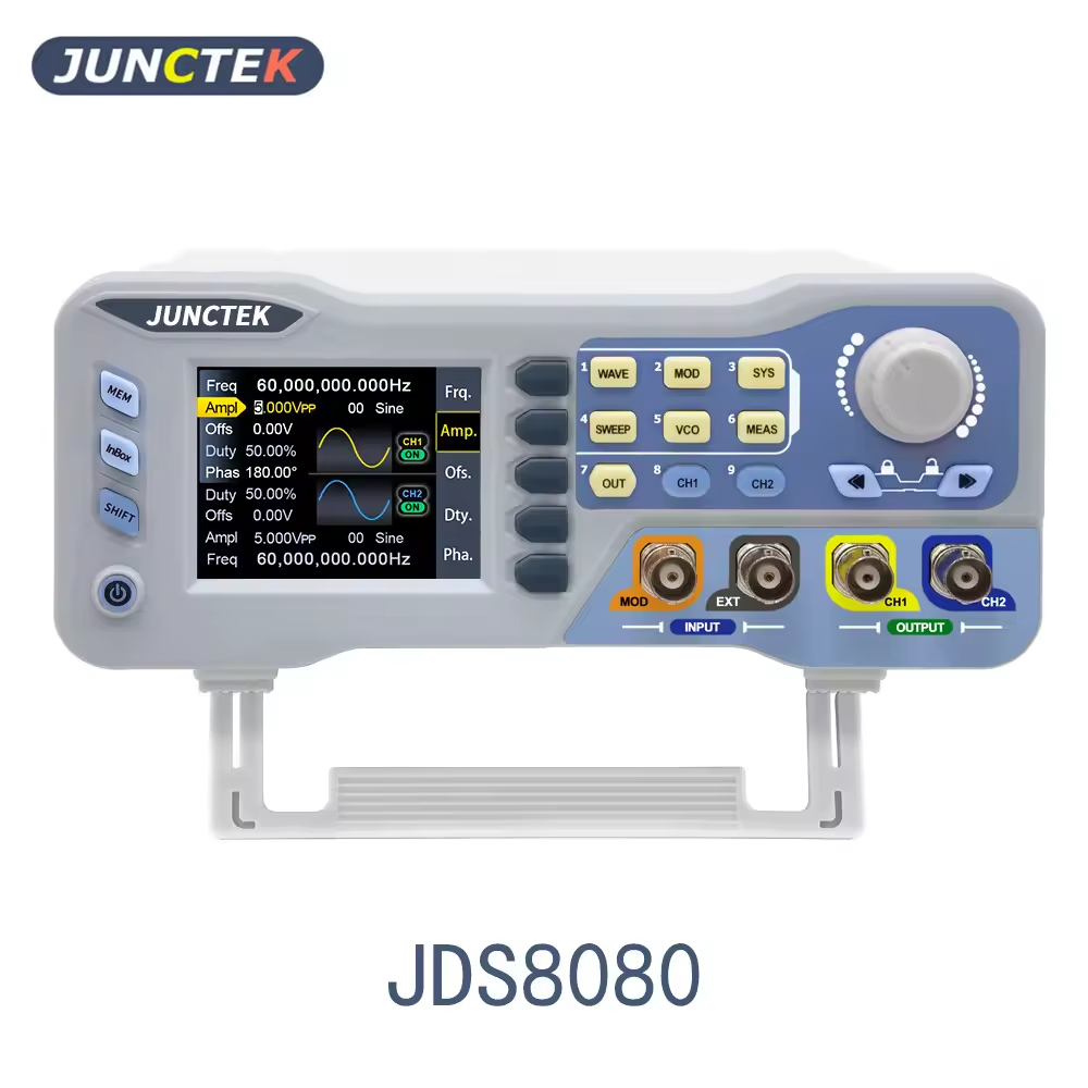 JDS8080 JUNCTEK – generator sy – Function Arbitrary Waveform Generator recenzja i cena